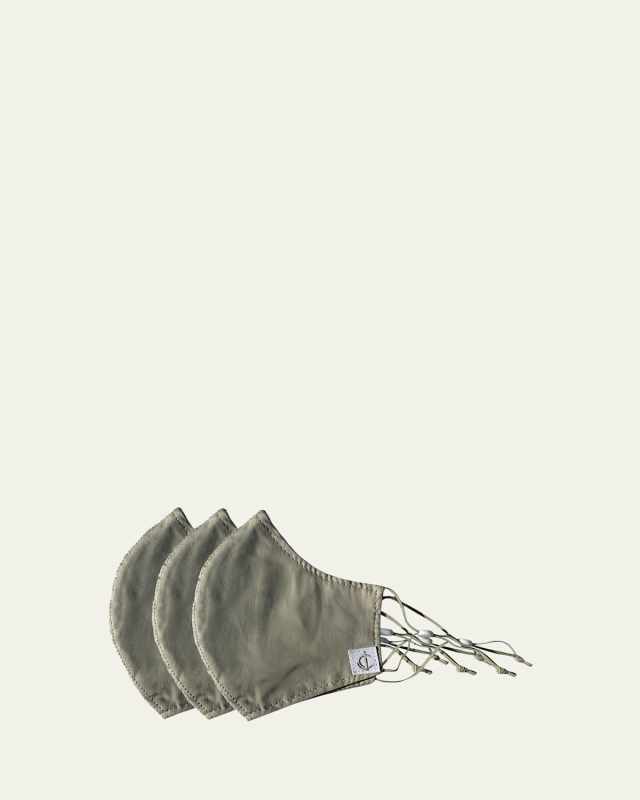 Protective Mask Set of 3 - Grey